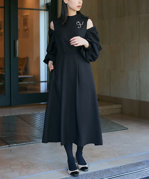 RUIRUE BOUTIQUE レディース ロングワンピース フレアスカート