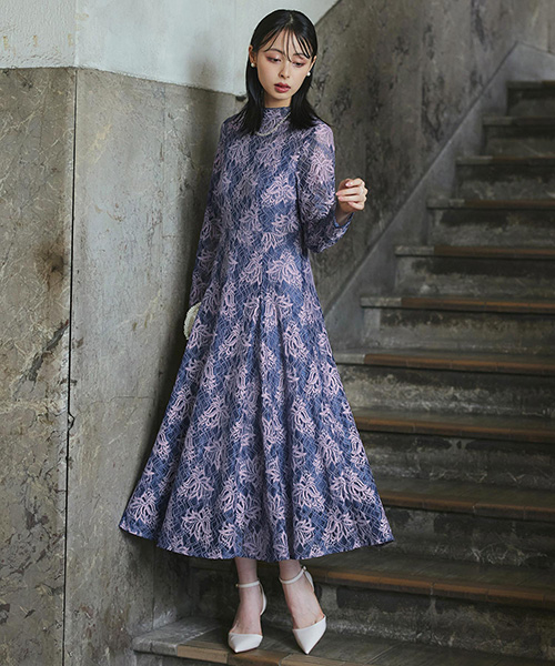 パーティードレス ワンピース フレアスカート 結婚式 RUIRUE BOUTIQUE パーティードレス 結婚式 ロングワンピース
