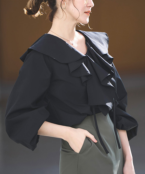 rosen kreus 長袖 RUIRUE BOUTIQUE レディース 長袖ブラウス トップス シャツ