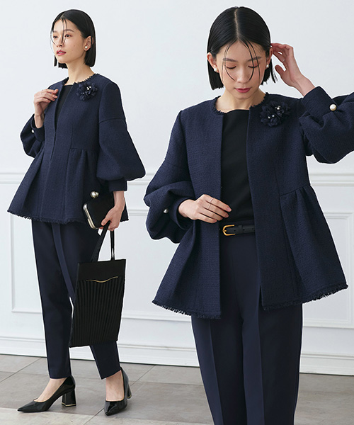 RUIRUE BOUTIQUE レディース ママスーツ パンツスーツ