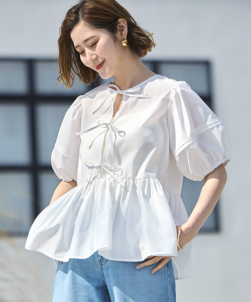 RUIRUE BOUTIQUE（ルイルエブティック） レディース 半袖 ブラウス