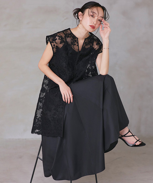 RUIRUE BOUTIQUE(ルイルエブティック) レディース 半袖 キャミ RUIRUE BOUTIQUE(ルイルエブティック) レディース 半袖 キャミ