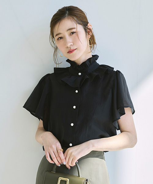 RUIRUE BOUTIQUE（ルイルエブティック） レディース 半袖 ブラウス
