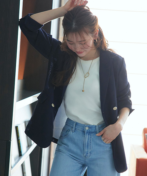 RUIRUE BOUTIQUE レディース テーラードジャケット オフィス