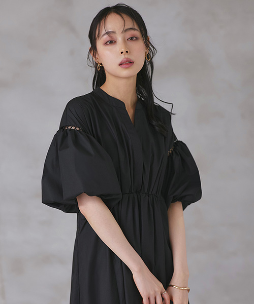 RUIRUE BOUTIQUE レディース ワンピース ロングワンピ バルーン