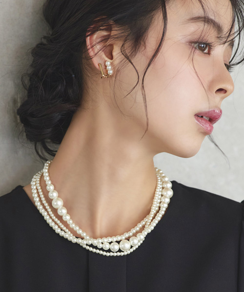 RUIRUE BOUTIQUE（ルイルエブティック） レディース パール 3連