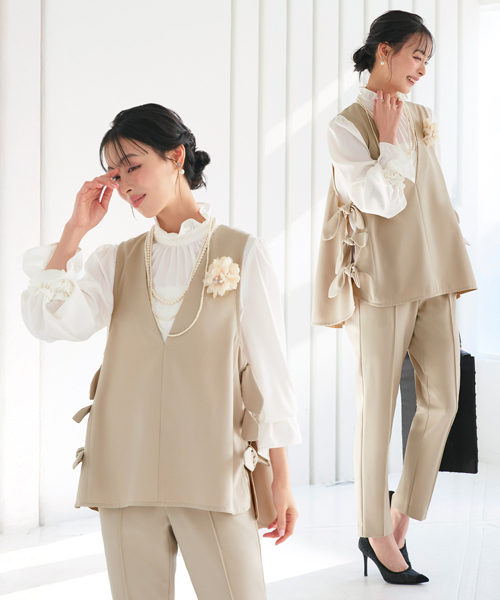 RUIRUE BOUTIQUE（ルイルエブティック） レディース ママスーツ パンツ