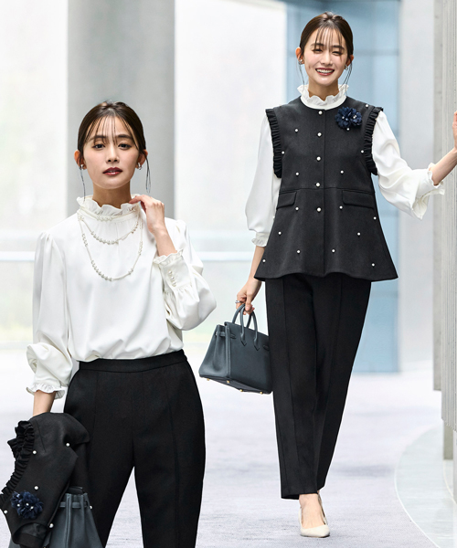 RUIRUE BOUTIQUE（ルイルエブティック） レディース ママスーツ パンツ