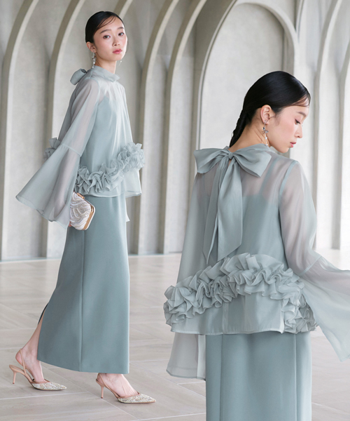 RUIRUE BOUTIQUE パーティードレス Mサイズ RUIRUE BOUTIQUE（ルイルエブティック） パーティードレス 結婚式