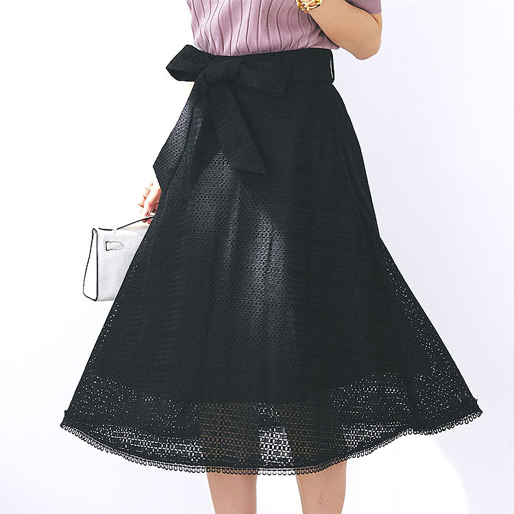 RUIRUE BOUTIQUE レディース フレアスカート ボトムス オフィス
