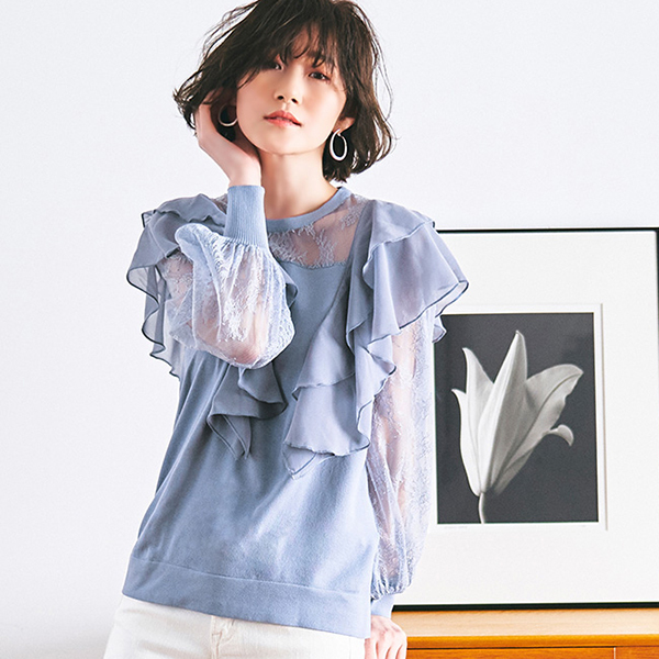 RUIRUE BOUTIQUE レディース トップス ニット 春コーデ オフィス