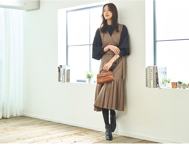「RUIRUE BOUTIQUE」 セットアップ LL ベージュ レディース
