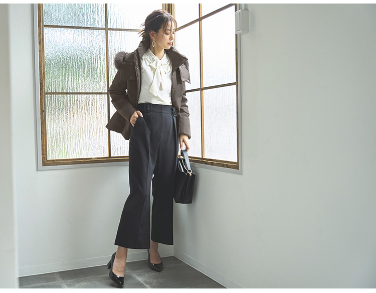 RUIRUE BOUTIQUE レディース アウター ショートダウンコート