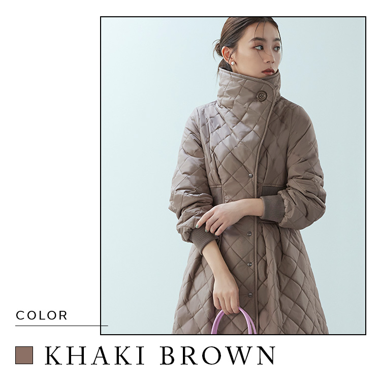 RUIRUE BOUTIQUE レディース キルティングコート ダウンコート