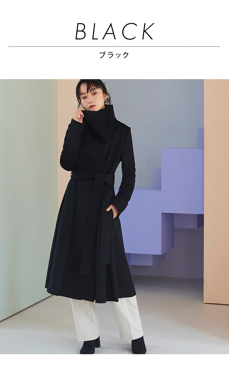 RUIRUE BOUTIQUE レディース ロングコート ウールコート ウール