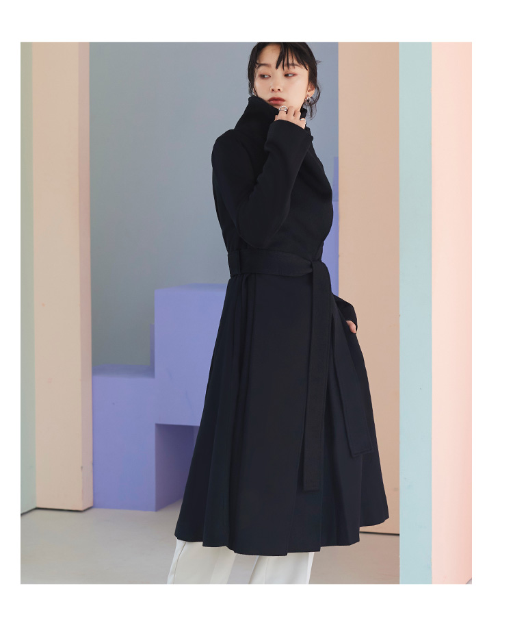 RUIRUE BOUTIQUE レディース ロングコート ウールコート ウール