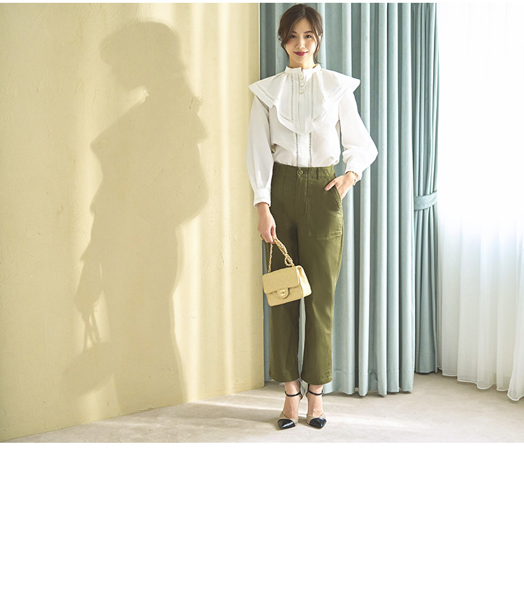 RUIRUE BOUTIQUE レディース 長袖ブラウス トップス シャツ