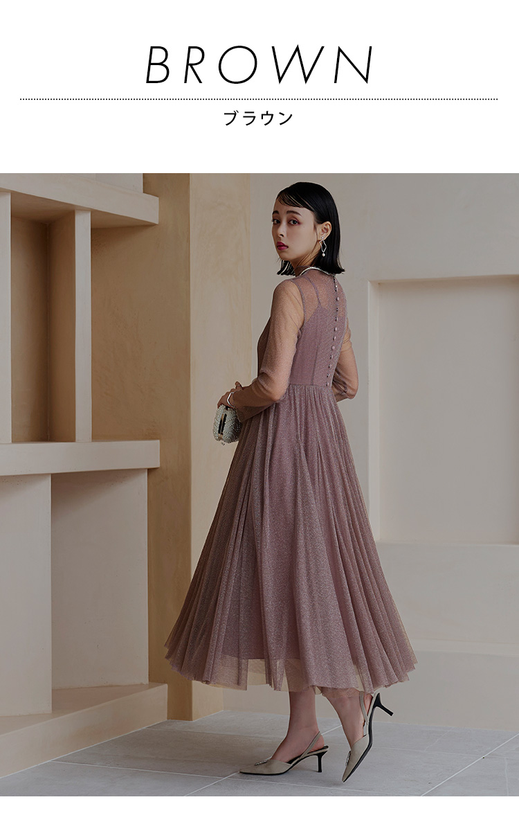 RUIRUE BOUTIQUE パーティードレス 結婚式 ロングワンピース