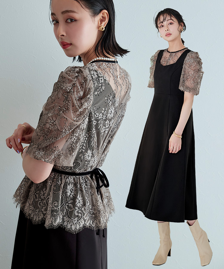 RUIRUE BOUTIQUEパーティドレスLL ruirue-boutique_u1187