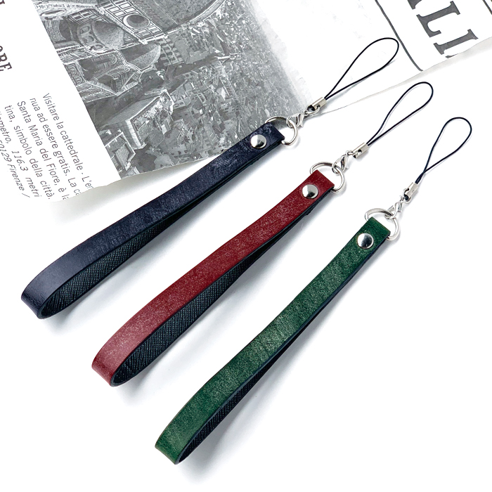 ストラップ 本革 ブライドルレザー 携帯ストラップ レザー 携帯 スマホ キーホルダー リストストラップ 革 牛革 スマホケース 落下防止 |  | 01