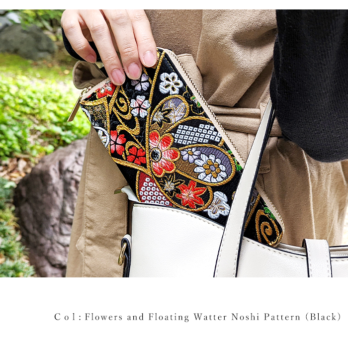 長財布 西陣織 レディース メンズ 極 財布 女性 大容量 ラウンド