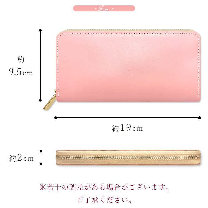 長財布 財布 レディース カード収納 本革 パステル パステルカラー