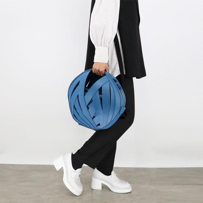 PERRIN Paris ペランパリ LE PANIER ル パニエ レザーハンドバッグ ミディアム PERRIN Paris ペランパリ LE PANIER ル パニエ レザーハンドバッグ ミディアム