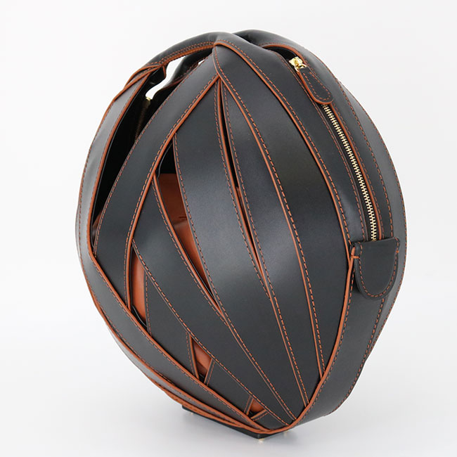 【新品 未使用 日本製】 PERRIN Paris　ペランパリ LE PANIER ル パニエ レザーハンドバッグ ミディアム 【HOV2255988731】(82478円)