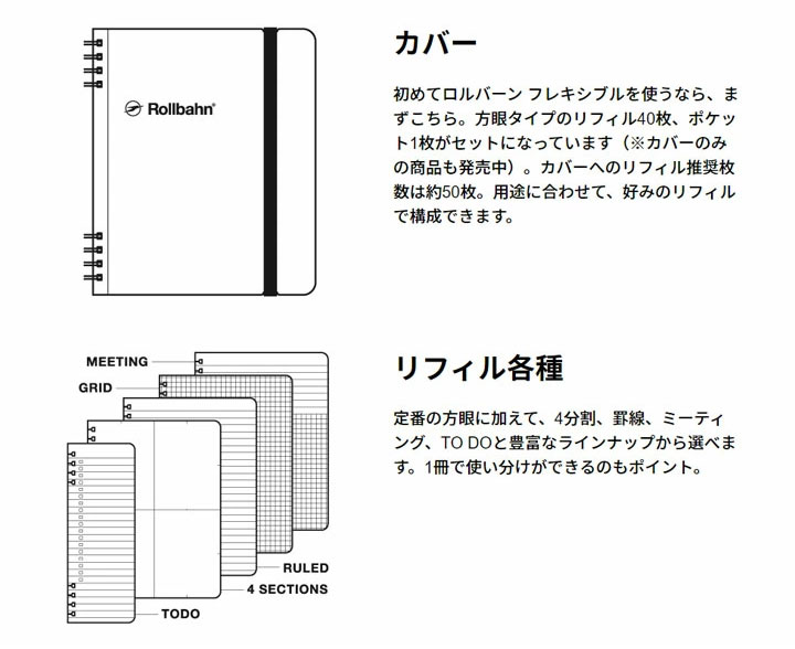 Rollbahn FLEXIBLE Rollbahn《 ロルバーン》 フレキシブル カバー 360