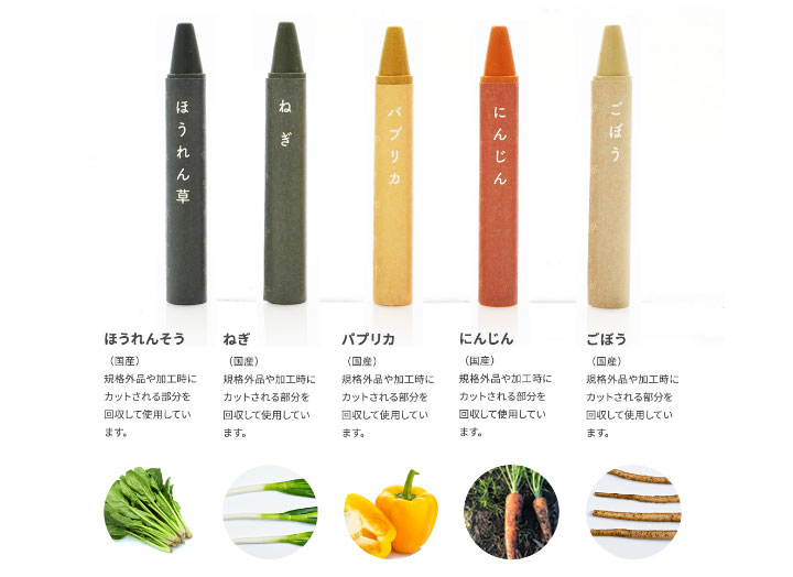 にんじんクレヨン MIZUIRO おやさいクレヨン Japanblue ドラパス 854-ST-VEGI006