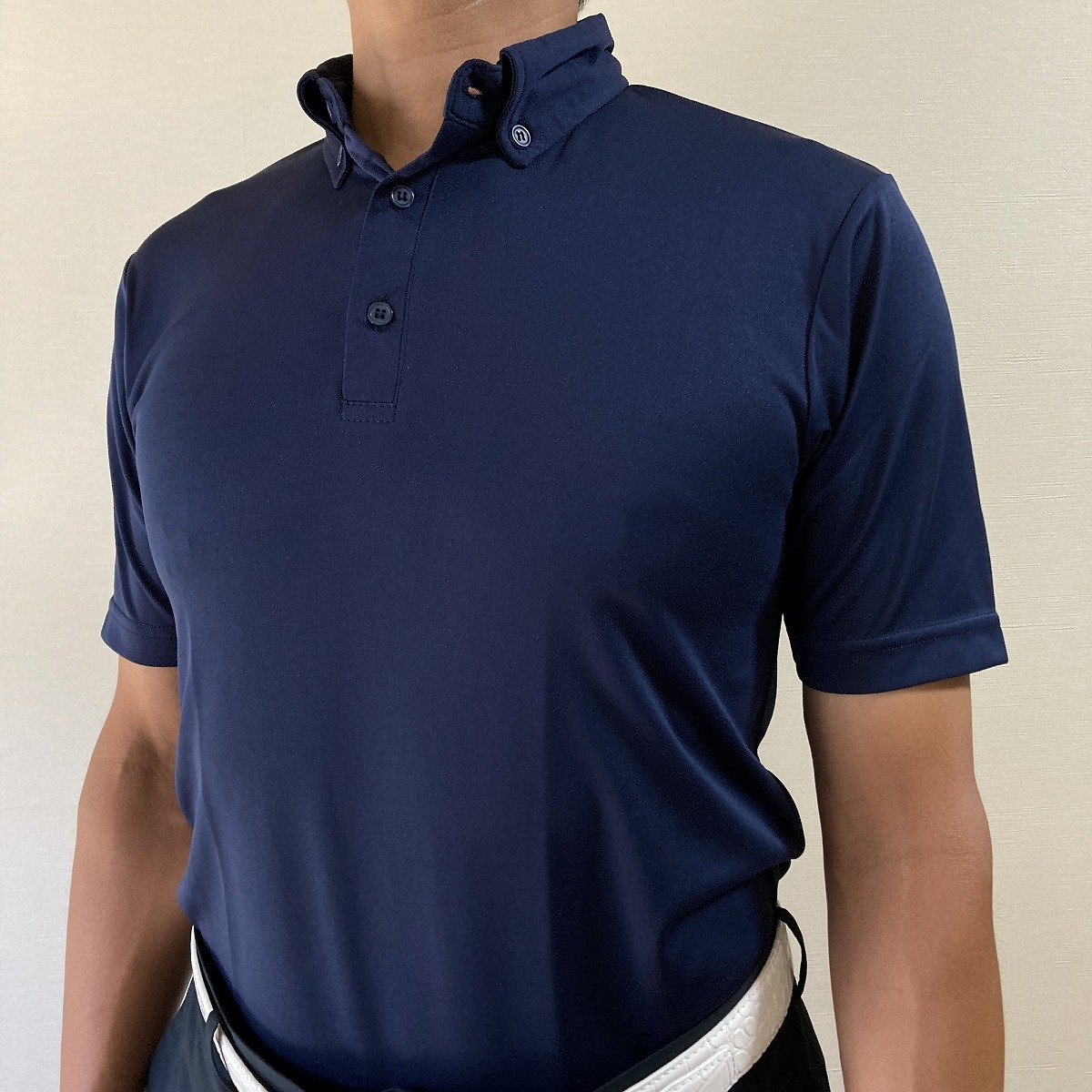 iliac(イリアック) Golf ポロシャツ S ブラック ゴルフシャツ ポロシャツ ソリッド イリアック ゴルフ ブラック