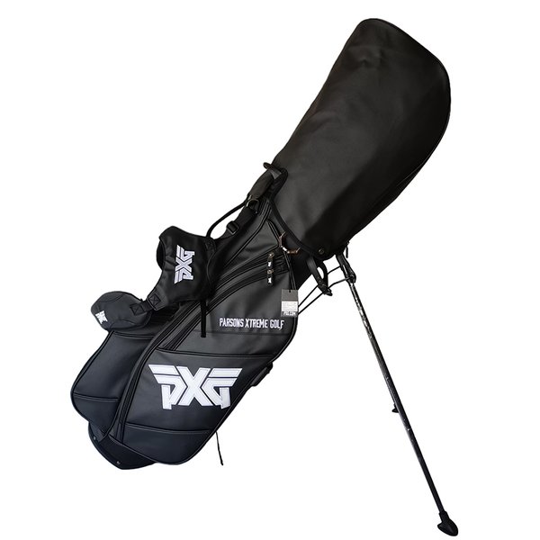 ゴルフバッグ スタンドゴルフバッグ PXG 安定感抜群 Golf Bag スポーツゴルフバッグ 6分割口枠 クラブケース 防水耐摩耗性 9.0型 ブラック レディース メンズ 
