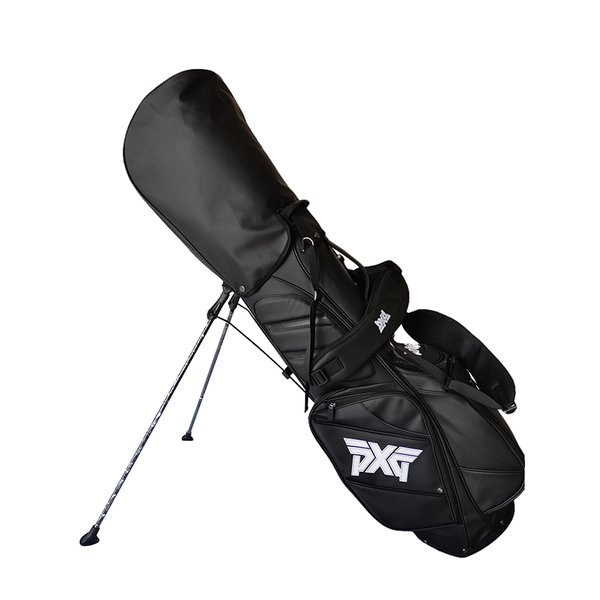 ゴルフバッグ スタンドゴルフバッグ PXG 安定感抜群 Golf Bag スポーツゴルフバッグ 6分割口枠 クラブケース 防水耐摩耗性 9.0型 ブラック レディース メンズ 