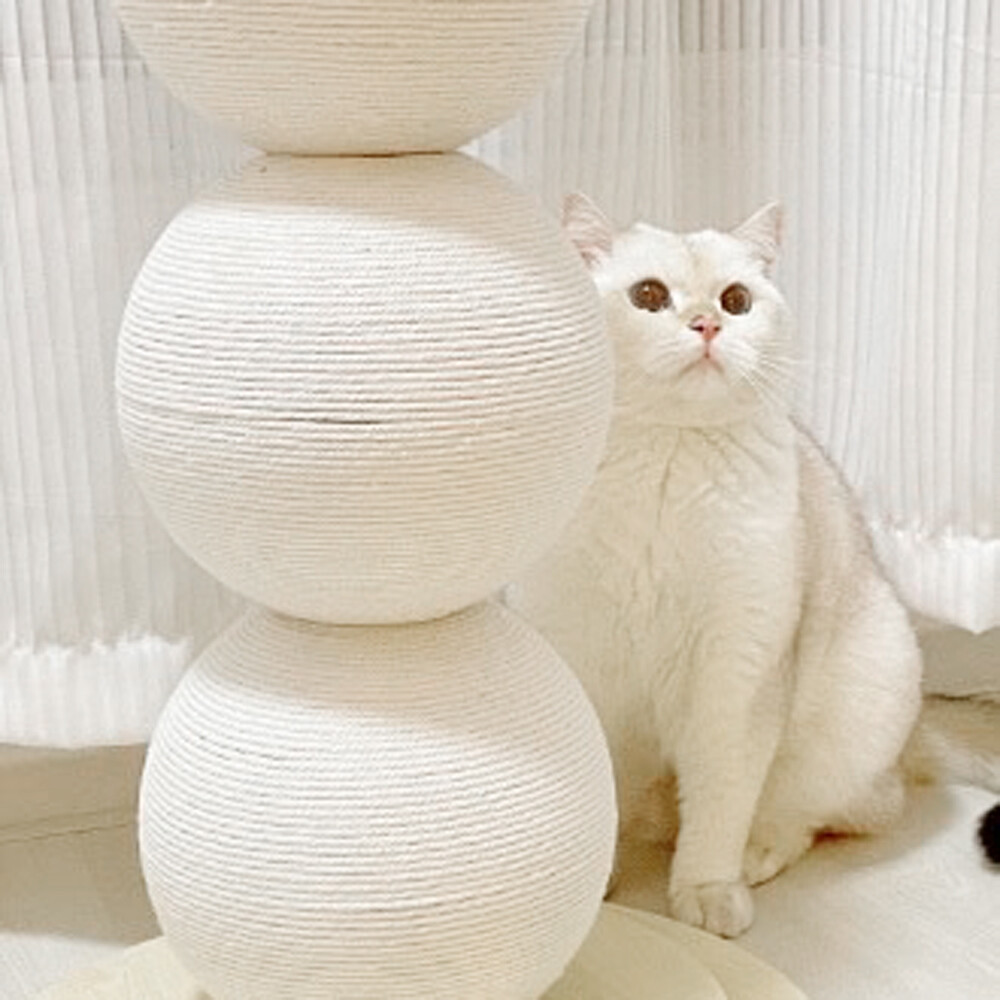 猫 爪とぎ おしゃれ 爪研ぎ つめとぎ 縦型 ポール パイン材 天然 ネコ