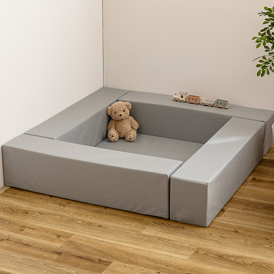 キッズコーナー　ブロック 長さ120cm キッズブロック キッズコーナー マット ブロック 5点セット 撥水