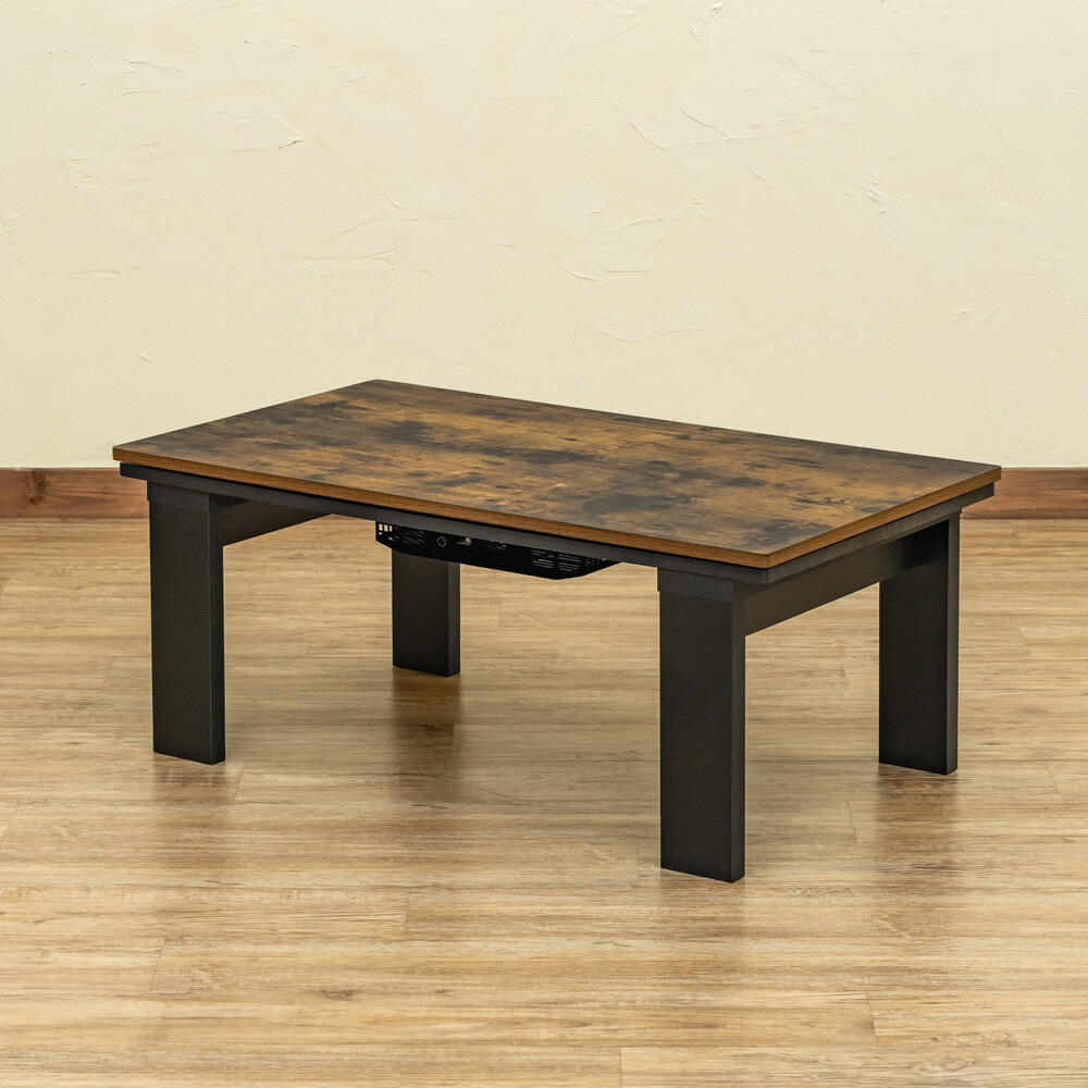 こたつテーブル 長方形 おしゃれ こたつ 木製 90cm リビングテーブル 北欧｜rumo5｜04