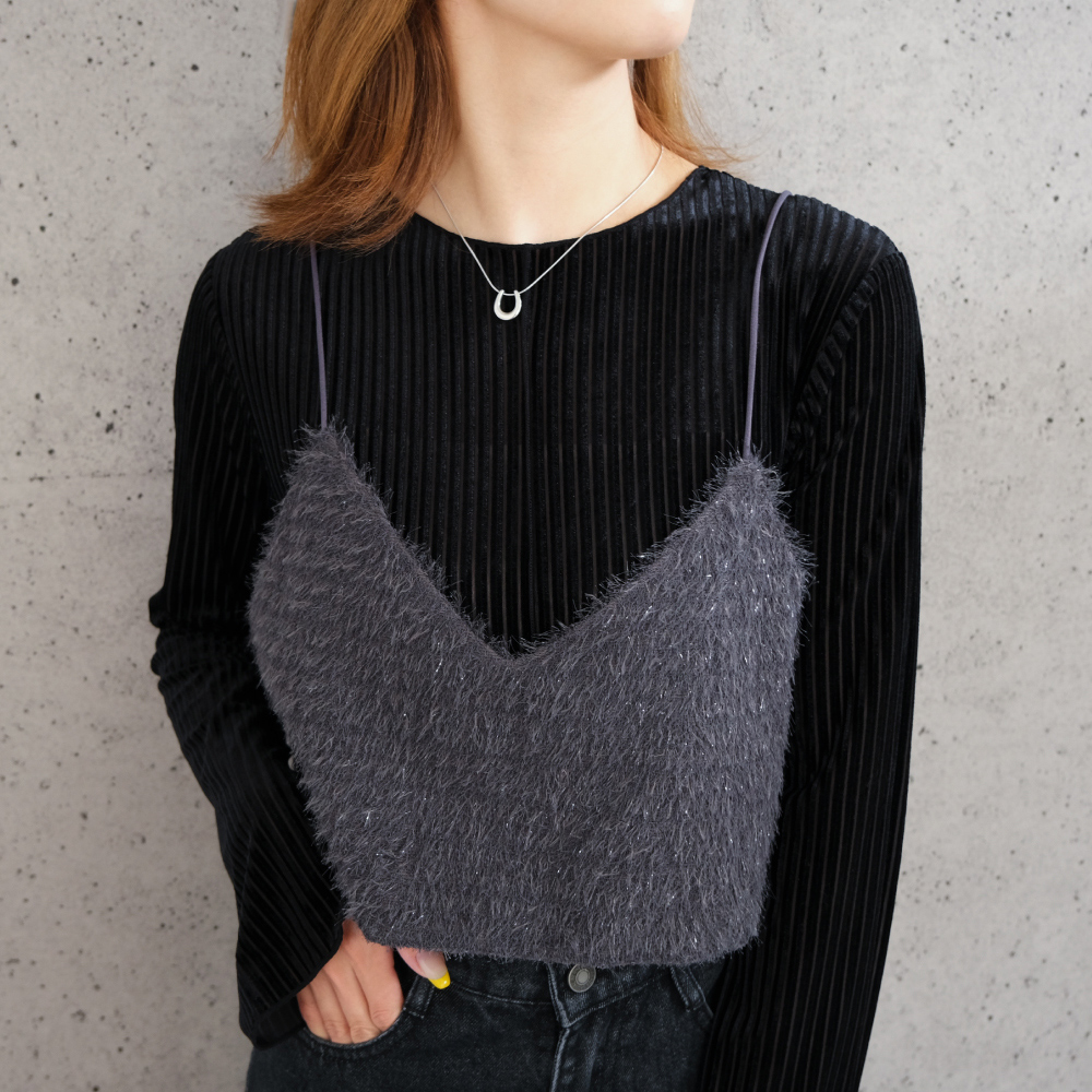 ample ラメツィードビスチェ ラメツイードビスチェ - Ample - Vin｜YAMADAYA STORE