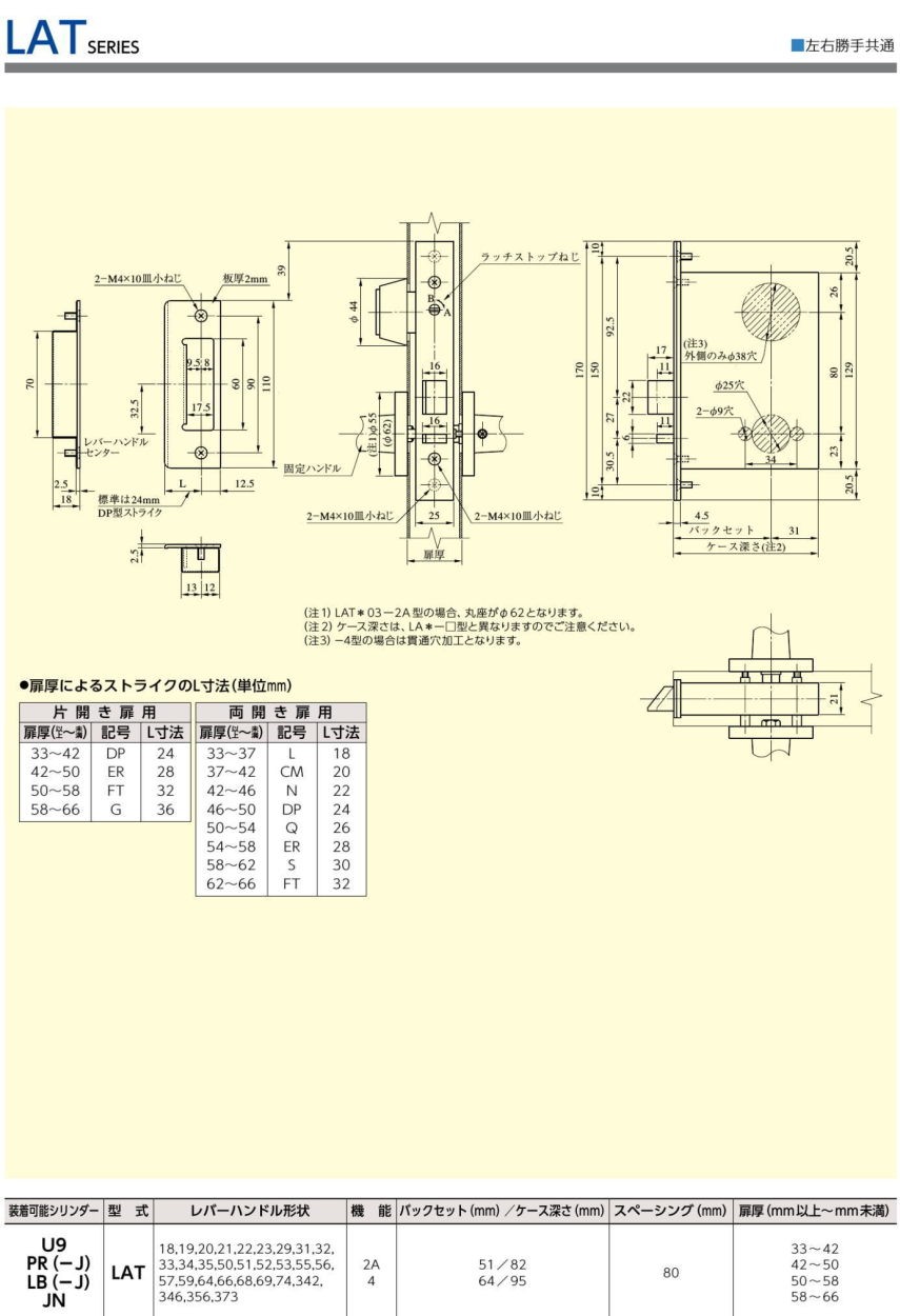 50個 ペーさん様専用 美和ロック MIWA U９シリンダー DT 33〜42