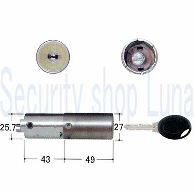美和ロック MIWA PR HPL-40BF.CY DT33〜36 (キー3本付) (返品・交換