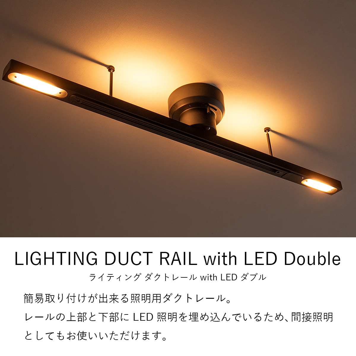 LIGHTING DUCT RAIL with LED Double（ライティング ダクトレール with LED ダブル） |  | 03