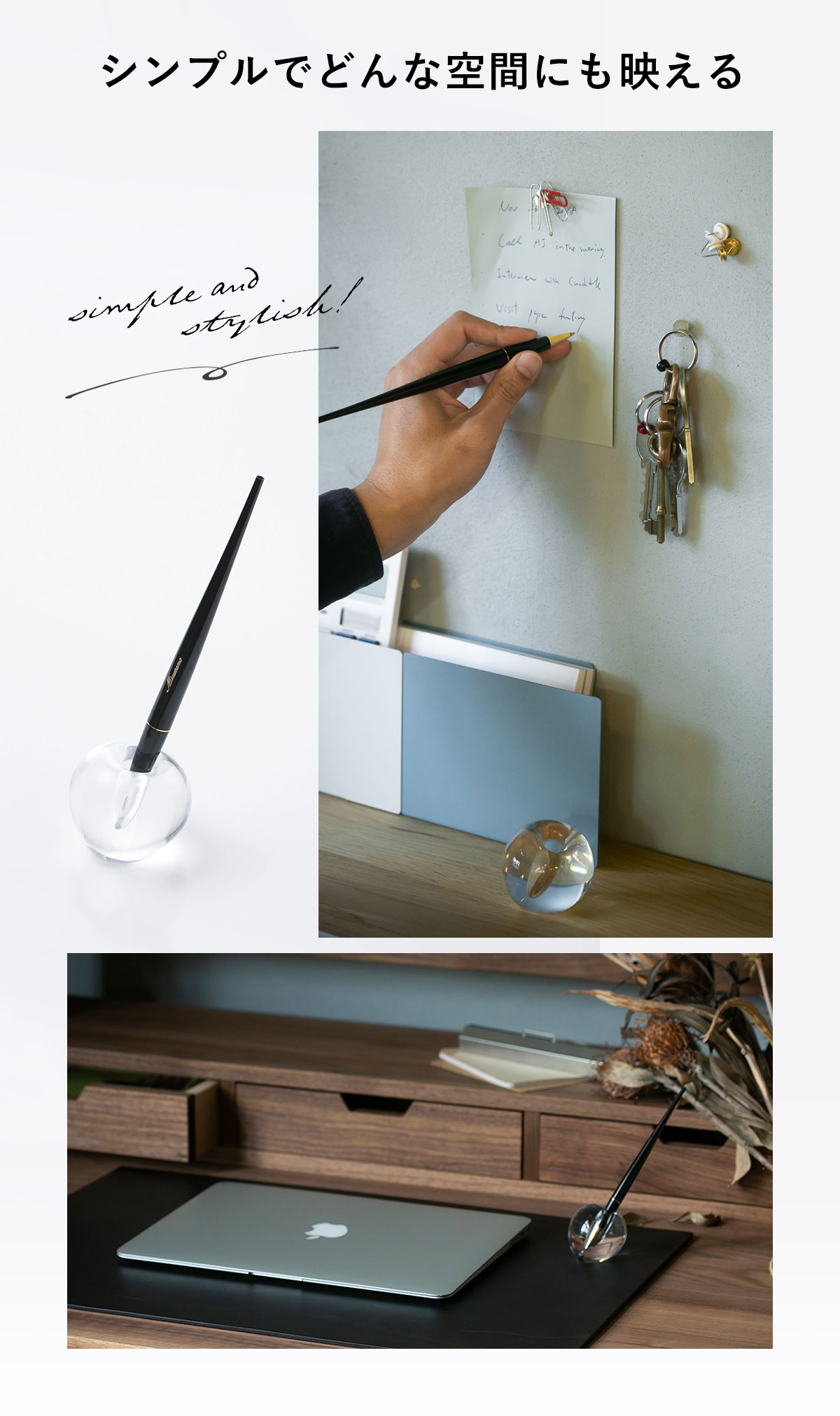 Mizutama (With Pen) 水たま（ペン付）ペン立て ガラス 100% 100PERCENT（ヒャクパーセント） | 100percent | 03