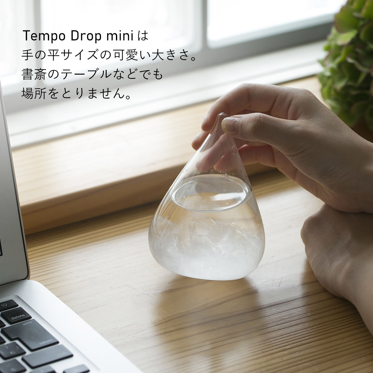 Tempo Drop mini テンポドロップミニ [ Clear ] クリア ストームグラス 天気管 オブジェ 100% 100PERCENT（ヒャクパーセント） | 100percent | 06