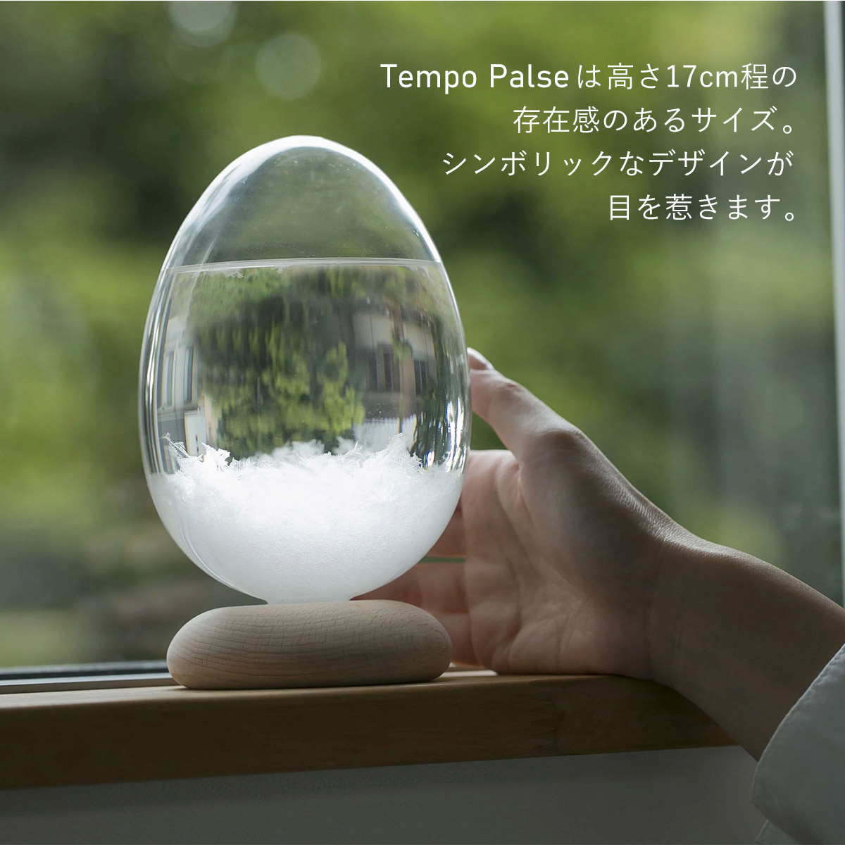 Tempo Palse テンポパルス [ Clear ] クリア ストームグラス 天気管 オブジェ 100% 100PERCENT（ヒャクパーセント） | 100percent | 06