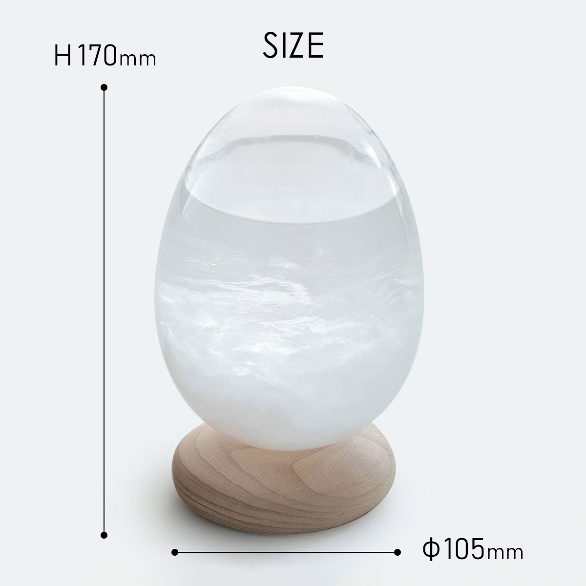 Tempo Palse テンポパルス [ Clear ] クリア ストームグラス 天気管 オブジェ 100% 100PERCENT（ヒャクパーセント） | 100percent | 09