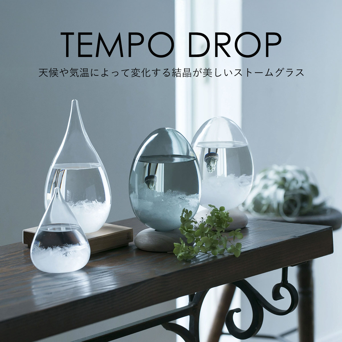 Tempo Palse テンポパルス [ Clear ] クリア ストームグラス 天気管 オブジェ 100% 100PERCENT（ヒャクパーセント） | 100percent | 01
