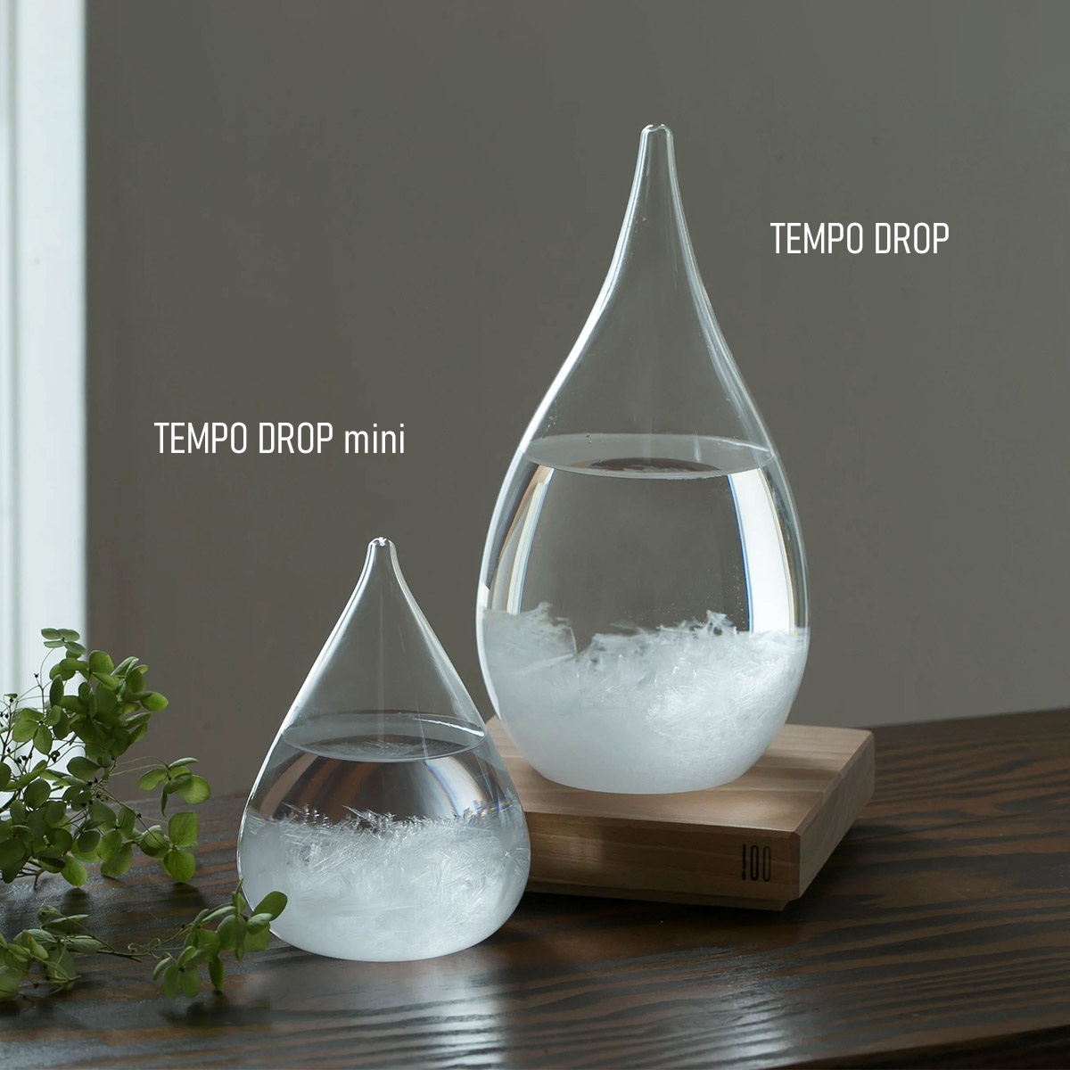 Tempo Drop mini テンポドロップミニ [ Clear ] クリア ストームグラス 天気管 オブジェ 100% 100PERCENT（ヒャクパーセント） | 100percent | 08