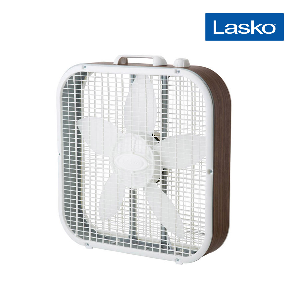 LASKO BOX FAN 3733 ラスコ ボックスファン ウォールナット WALNUT / 扇風機 / サーキュレーター / アメリカ /  ヴィンテージ / 風量3段階調節/ 置き型/ HERMOSA