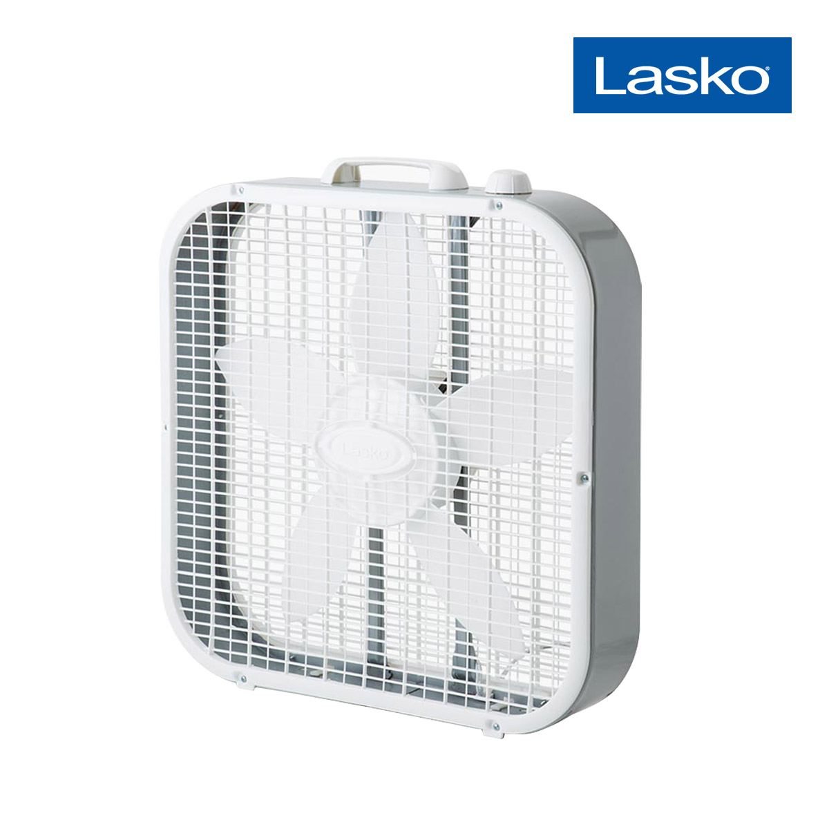 LASKO BOX FAN 3733 ラスコ ボックスファン ホワイト WHITE / 扇風機 / サーキュレーター / アメリカ / ヴィンテージ / 風量3段階調節/ 置き型/ HERMOSA｜runner