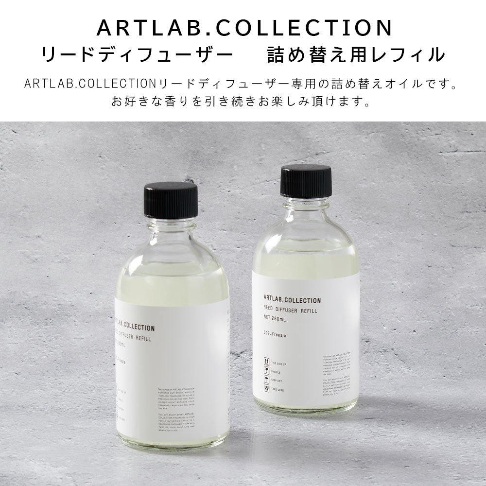 オイル2本 (ミッフィーとボリスのガラスディフューザー付属のオイル) コンクリートとガラスの実験器具のようなディフューザー – HATCH