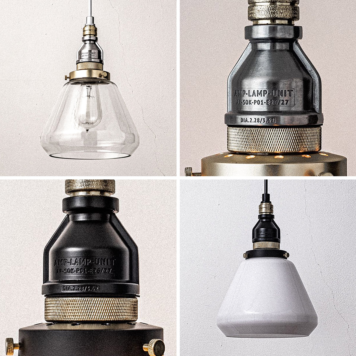 AMP GLASS LAMP STD アンパサンド ガラスランプ スタンダードユニット 